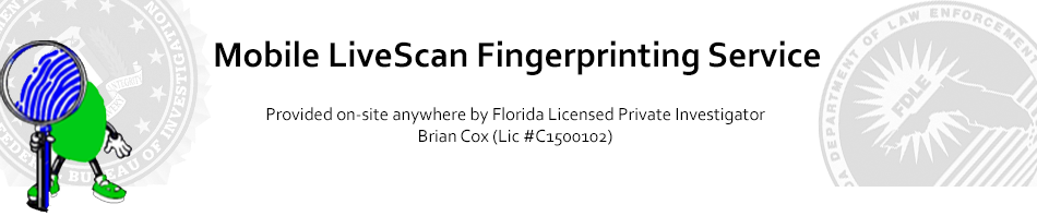 Spring Hill Mobile Livescan Electronic Fingerprinting Service